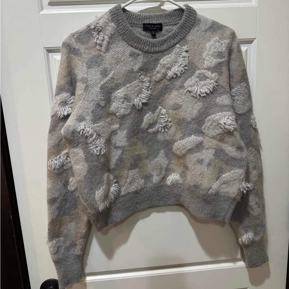 Patterned Mohair Rag & Bone Sweater - Picture 2 of 4
